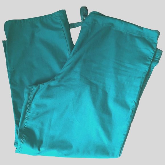 Cherokee Workwear Scrub Top And Pants Green Size XL Unisex Uniform Medical Set - Picture 10 of 14